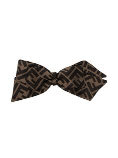 Fendi заколка для волос с узором FF