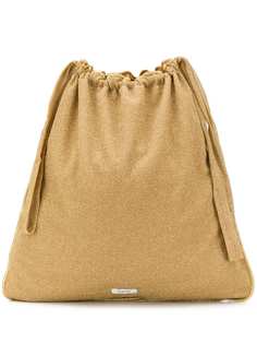 Oséree сумка с кулиской и эффектом металлик