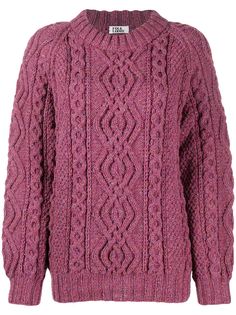 FOLKLOORE вязаный джемпер Irish Aran