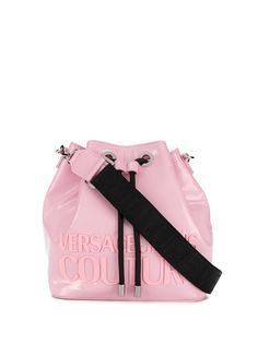 Versace Jeans Couture маленькая сумка-ведро с логотипои