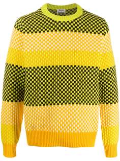 Acne Studios checkered stripe jumper