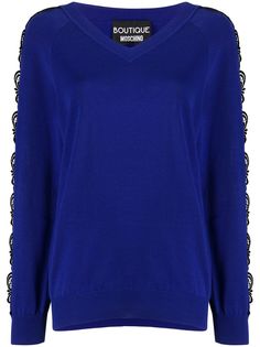 Boutique Moschino джемпер с кружевными вставками
