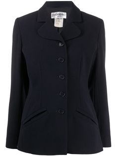 Yves Saint Laurent Pre-Owned блейзер узкого кроя