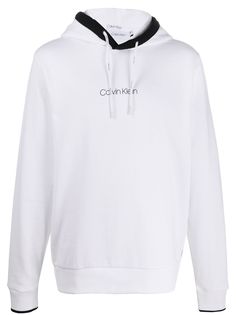 Calvin Klein loose-fit logo hoodie