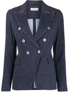 Circolo 1901 double-breasted fitted blazer