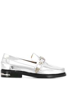 Toga Pulla round toe front buckle loafers