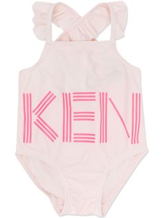 Kenzo Kids logo-print swimsuit