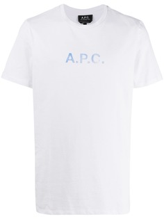 A.P.C. футболка с логотипом