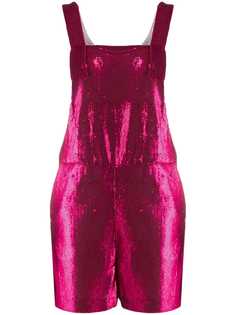 P.A.R.O.S.H. sequin sleeveless playsuit
