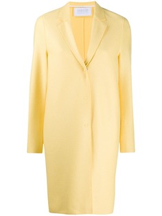 Harris Wharf London single breasted cocoon coat