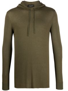 Roberto Collina lightweight knitted hoodie