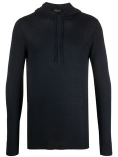 Roberto Collina lightweight knitted hoodie