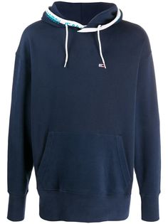Tommy Jeans loose-fit flag patch hoodie