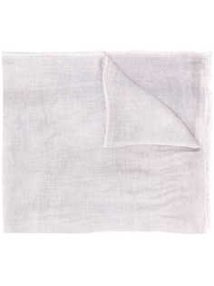 Faliero Sarti frayed edge cashmere scarf