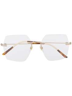 Gucci Eyewear очки в восьмиугольной оправе