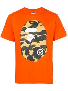 BAPE футболка с графичным принтом