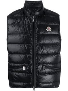 Moncler quilted logo gilet