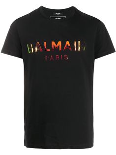 Balmain футболка с принтом