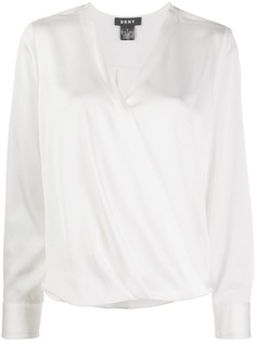 DKNY блузка с запахом