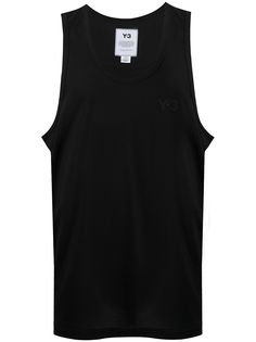 Y-3 топ без рукавов оверсайз