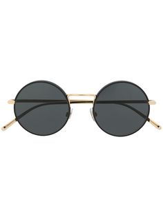 Dolce & Gabbana Eyewear солнцезащитные очки в круглой оправе