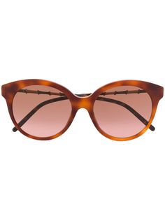 Gucci Eyewear солнцезащитные очки в круглой оправе