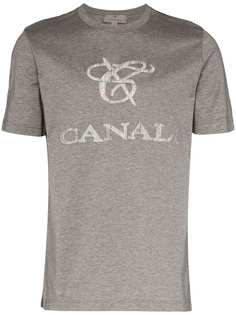 Canali футболка с логотипом