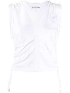 T By Alexander Wang топ без рукавов со сборками