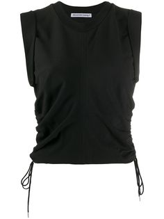 T By Alexander Wang топ без рукавов со сборками