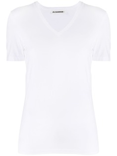 Jil Sander футболка с V-образным вырезом