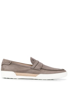 Tods пенни-лоферы на контрастной подошве Tod`S