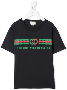 Gucci Kids interlocking G print T-shirt