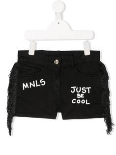 Monnalisa шорты Just Be Cool с бахромой