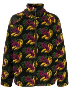 Acne Studios флисовая куртка с принтом