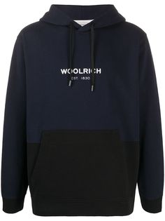 Woolrich худи с логотипом