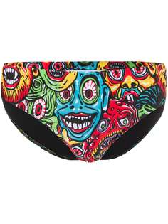 Moschino плавки с принтом Moschino Monsters