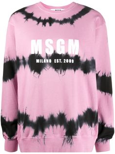 MSGM толстовка с принтом тай-дай