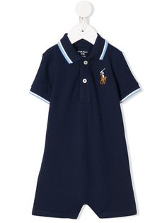 Ralph Lauren Kids комбинезон с воротником-поло