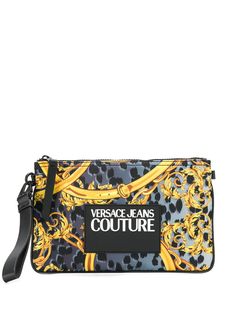 Versace Jeans Couture клатч с принтом Barocco