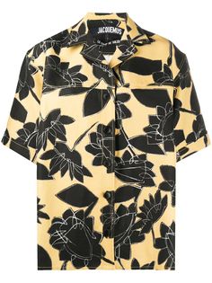 Jacquemus рубашка La Chemise Vallena с цветочным принтом