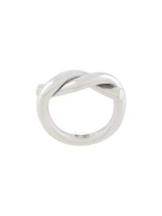 Bottega Veneta Intrecciato twisted ring