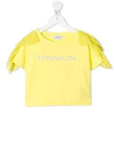 Monnalisa logo print T-shirt