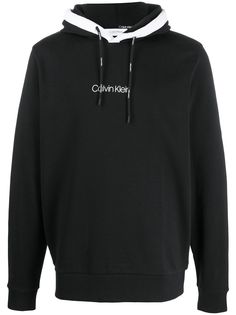 Calvin Klein relaxed-fit logo hoodie