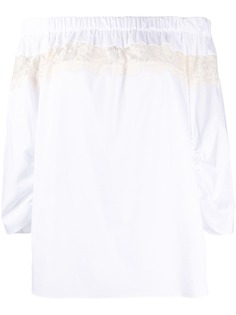 Twin-Set off-shoulder flared blouse