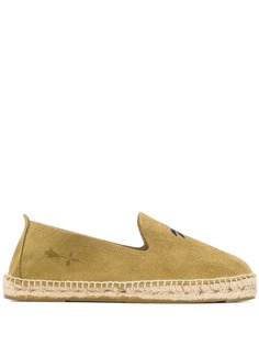 Manebi palm tree embroidered espadrilless