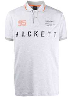 Hackett x Aston Martin Racing embroidered logo polo shirt