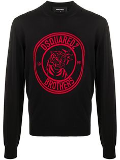 Dsquared2 свитер Brothers с принтом