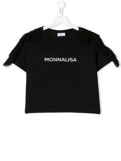 Monnalisa logo print T-shirt
