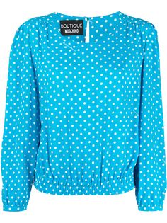Boutique Moschino блузка в горох