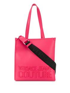 Versace Jeans Couture logo patch tote